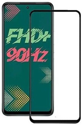 O2MG Edge To Edge Tempered Glass for Infinix Hot 11S(Pack of 1)