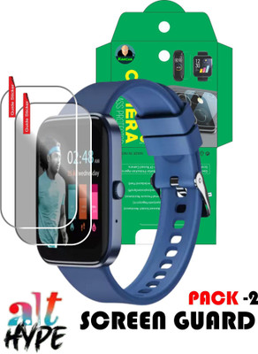 Olonga Edge To Edge Tempered Glass for alt Hype smartwatch(Pack of 2)