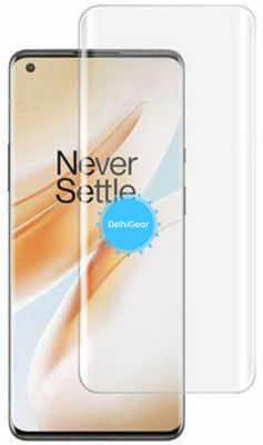 Obstinate Edge To Edge Tempered Glass for ONEPLUS 8 PRO, UV Glass, Uv Protection(Pack of 1)