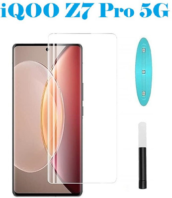 LIKEDESIGN Edge To Edge Tempered Glass for IQOO Z7 Pro 5G, Vivo IQOO Z7 Pro 5G(Pack of 1)