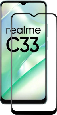 VAlight Edge To Edge Tempered Glass for Realme C33, realme C33, Realme C33 2023, realme C33 2023(Pack of 1)