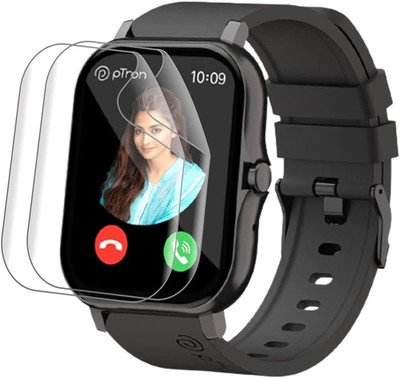 Gangtok Hub Edge To Edge Tempered Glass for Square dial smart watch [screen guard only ](Pack of 2)