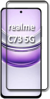 NSTAR Edge To Edge Tempered Glass for Realme C73 5G(Pack of 1)