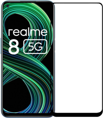 SRT Edge To Edge Tempered Glass for Realme 8 5G(Pack of 1)