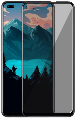 Pannu Edge To Edge Tempered Glass for Oppo F17 Pro(Pack of 1)