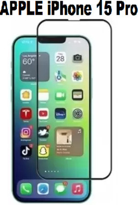 VALKAR Edge To Edge Tempered Glass for APPLE iPhone 15 Pro, iPhone 15 Pro(Pack of 1)