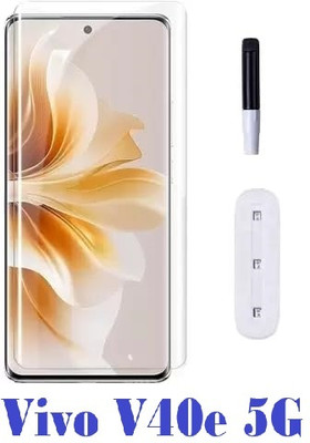 ASVALBUY Edge To Edge Tempered Glass for Vivo V40e 5G(Pack of 1)