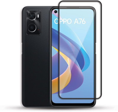 PROACCS Edge To Edge Tempered Glass for OPPO A76(Pack of 1)