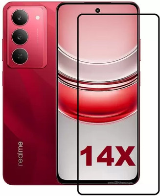 VALKAR Edge To Edge Tempered Glass for Realme 14X 5G, realme 14x 5G(Pack of 1)