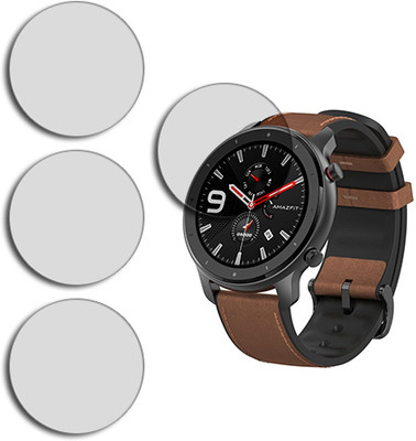 SOMTONE Edge To Edge Tempered Glass for Amazfit GTR 47mm MATTE TEMPERED GLASS(Pack of 4)