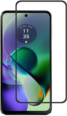 SmartLike Edge To Edge Tempered Glass for Motorola Moto G54 5G(Pack of 1)