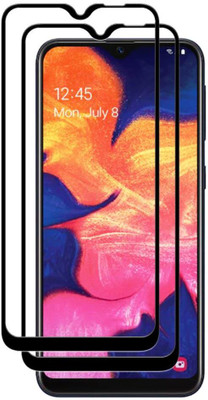 1DOLLAR Edge To Edge Tempered Glass for Samsung (Galaxy A10E) --9H Grade-Tempered Glass/Full Screen Coverage-Edge to Edge/9H Hardness/With Easy Installation Kit(Pack of 2)
