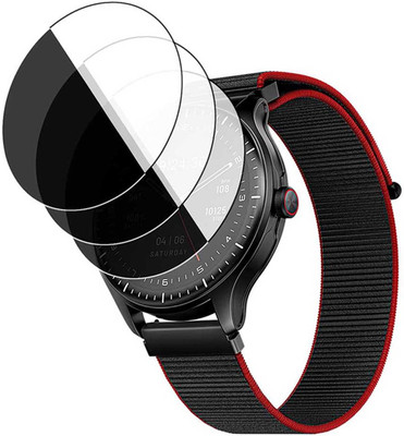 HIDEOUS Edge To Edge Tempered Glass for boAt Valour Watch 1 GPS(Pack of 3)