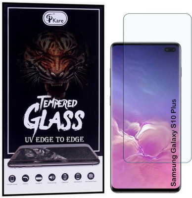 iKare Edge To Edge Tempered Glass for SAMSUNG Galaxy S10 Plus(Pack of 1)
