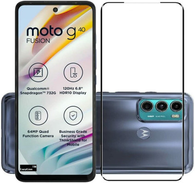 EITANSHA CREATION Edge To Edge Tempered Glass for Moto G40 Fusion, Motorola G40 Fusion(Pack of 1)