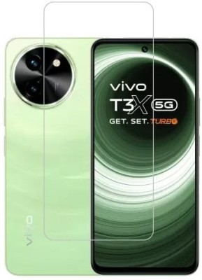 LIKEDESIGN Edge To Edge Tempered Glass for vivo T3x 5G(Pack of 1)