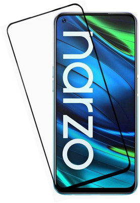 EITANSHA CREATION Edge To Edge Tempered Glass for realme Narzo 20 Pro, Realme Narzo 20 Pro(Pack of 1)