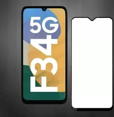 vmt stock Edge To Edge Tempered Glass for Samsung Galaxy F34 5G(Pack of 1)