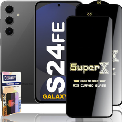 OCEANRAY Edge To Edge Tempered Glass for Samsung Galaxy S24FE 5G(Pack of 2)