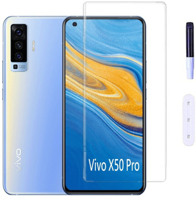 VRYHK Edge To Edge Tempered Glass for Vivo X50 Pro(Pack of 1)