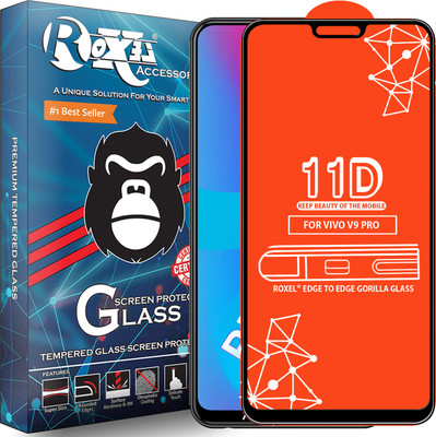 Roxel Edge To Edge Tempered Glass for Vivo V9 Pro(Pack of 1)