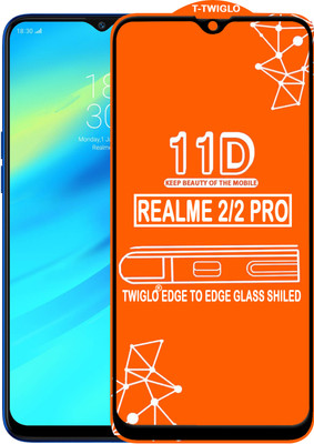 TWIGLO Edge To Edge Tempered Glass for Realme 2(Pack of 1)