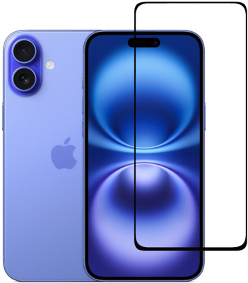 Kartuce Edge To Edge Tempered Glass for Apple iPhone 16 Plus(Pack of 1)