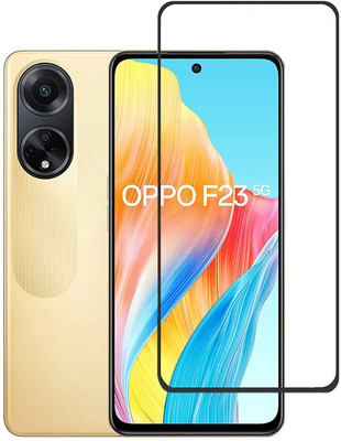 EITANSHA CREATION Edge To Edge Tempered Glass for OPPO F23 5G, OPPO F23(Pack of 1)