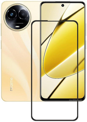 LIKEDESIGN Edge To Edge Tempered Glass for Realme 11x 5G(Pack of 1)
