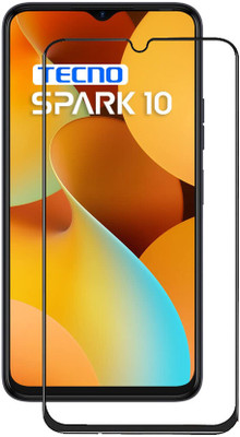 SRT Edge To Edge Tempered Glass for Tecno Spark 10(Pack of 1)