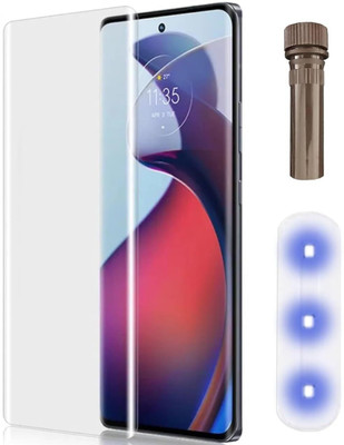 LIKEDESIGN Edge To Edge Tempered Glass for Realme GT 6T 5G(Pack of 1)