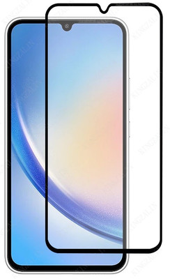 MOBIGENIX Edge To Edge Tempered Glass for SAMSUNG Galaxy M34 5G(Pack of 1)