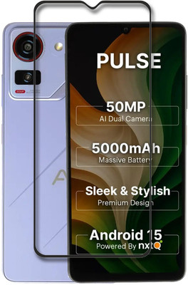 NSTAR Edge To Edge Tempered Glass for Ai+ Pulse(Pack of 1)