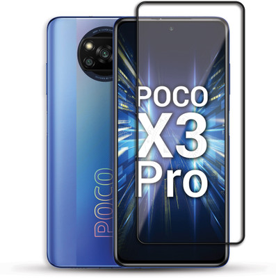 PROACCS Edge To Edge Tempered Glass for POCO X3 PRO(Pack of 1)