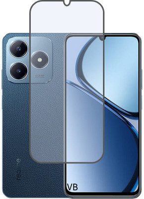 VISHRN CASES Edge To Edge Tempered Glass for Realme C63 5G, Realme C63(Pack of 1)