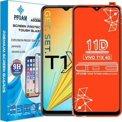 PFOAM Edge To Edge Tempered Glass for VIVO T1X 4G(Pack of 1)