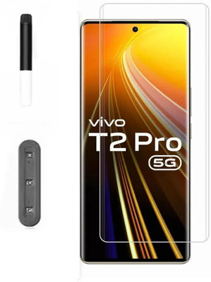 Mobi Edge To Edge Tempered Glass for Vivo T2 Pro 5G, iQOO Z7 Pro 5G, (Not a Tempered Glass, it’s a Nano Fiber Unbreakable Membrane)(Pack of 1)