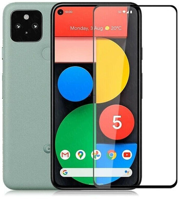 Resolute Edge To Edge Tempered Glass for Google Pixel 5, DelhiGear Glass(Pack of 1)