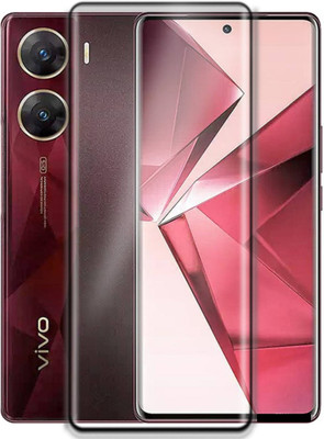 MobieGenie Edge To Edge Tempered Glass for Vivo V29e 5G(Pack of 1)