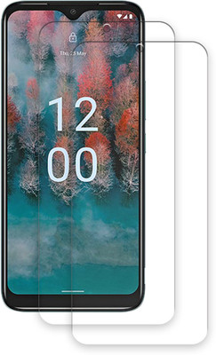 ARBAN Edge To Edge Tempered Glass for Nokia C12 Plus TEMPERED GUARD FRONTP2(Pack of 2)