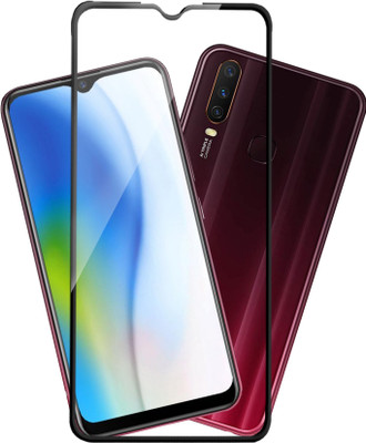 HUPSHY Edge To Edge Tempered Glass for Vivo Y15(Pack of 1)