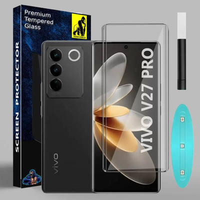 ITIANS Edge To Edge Tempered Glass for Vivo V27 Pro(Pack of 1)