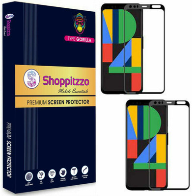 Shoppitzzo Edge To Edge Tempered Glass for Google Pixel 4 (5.7 inch)(Pack of 2)