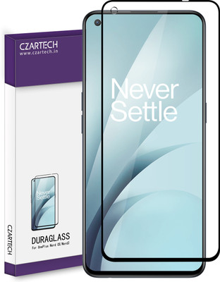 CZARTECH Edge To Edge Tempered Glass for Oneplus Nord CE 5G, Oneplus Nord 2T, Oneplus Nord 2(Pack of 1)