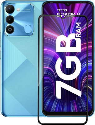 Flipkart SmartBuy Edge To Edge Tempered Glass for Tecno Spark 9(Pack of 1)
