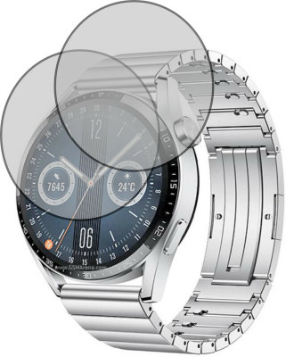 RapTag Edge To Edge Tempered Glass for VMW Huawei Watch GT 3 46mm(Pack of 2)