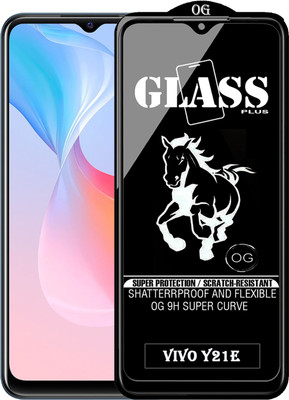 PFOAM Edge To Edge Tempered Glass for VIVO Y21E(Pack of 1)