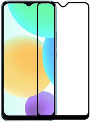 slaky Edge To Edge Tempered Glass for Infinix Smart 6(Pack of 1)