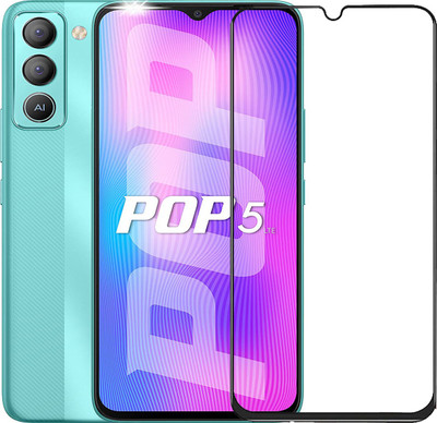 INFINITYWORLD Edge To Edge Tempered Glass for Tecno Pop 5 LTE(Pack of 1)