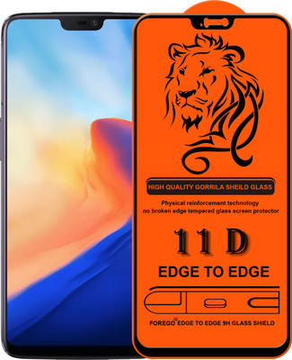 Forego Edge To Edge Tempered Glass for OnePlus 6(Pack of 1)